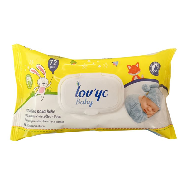 Toallitas húmedas Lovyc Aloe Vera
