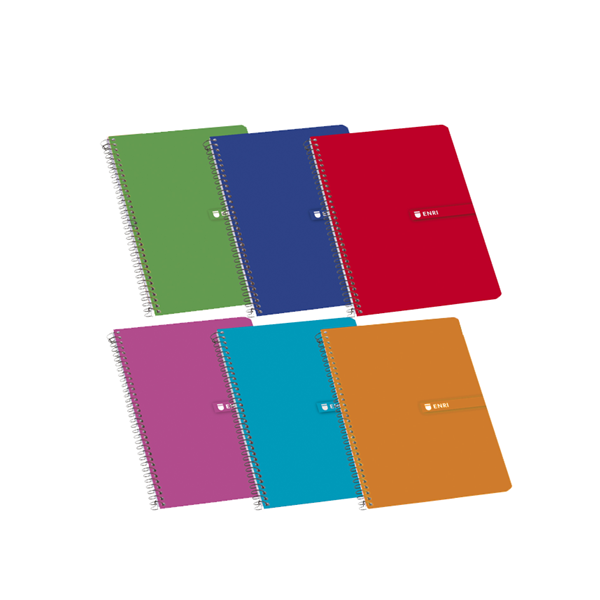 Cuaderno espiral pequeño tapa blanda