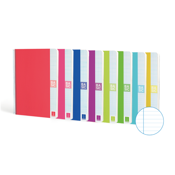 Cuaderno Escolofi gama basic horizontal