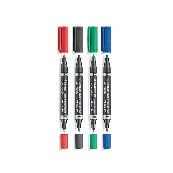 Staedtler lumocolor doble punta permte.