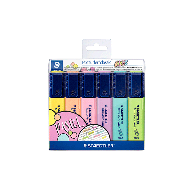 Staedtler Textsurfer pastel estuche 6 u.