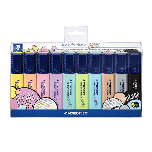 Staedtler Textsurfer pastel estuche 10 u.