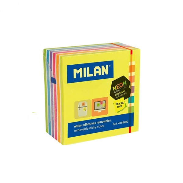 Tacos de notas Milan 75x75 mm.