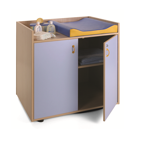 Mueble cambiador haya