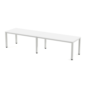 Mesa EXECUTIVE rectangular estructura aluminio 120x60 cm