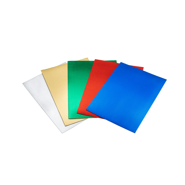 Plancha Eva metalizada 40x60 cm bolsa 3 u.