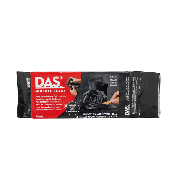 Pasta para modelar DAS negra 400 g