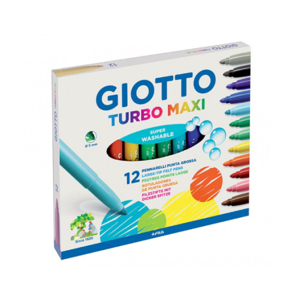 **Rotulador Giotto Turbo Maxi. Caja 6