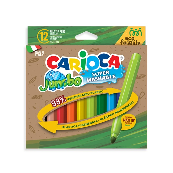 Rotuladores Carioca Jumbo eco family