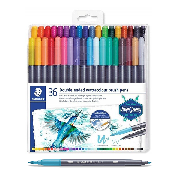 Staedtler acuarelable doble punta 36 u.