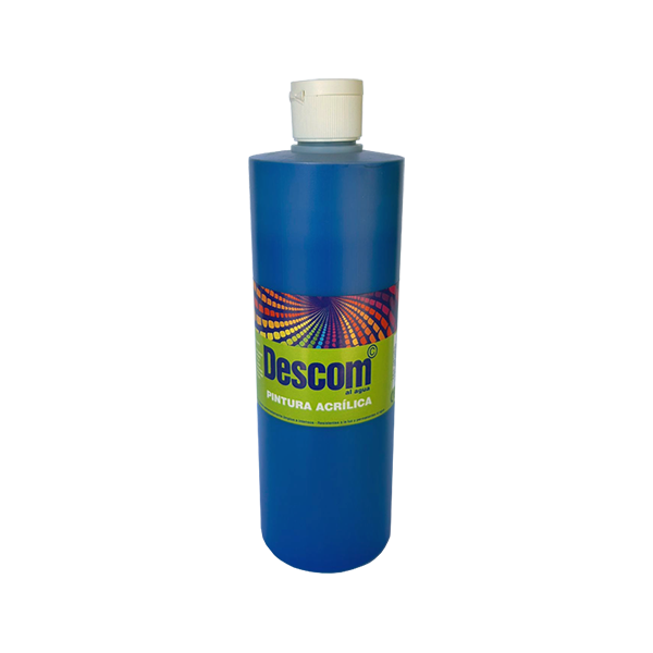 Pintura acrílica Descom 500 ml.