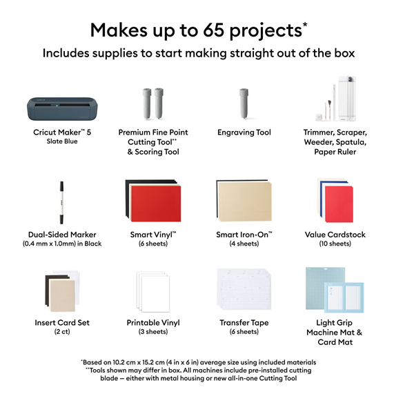 Cricut Maker 5 Pack Essential