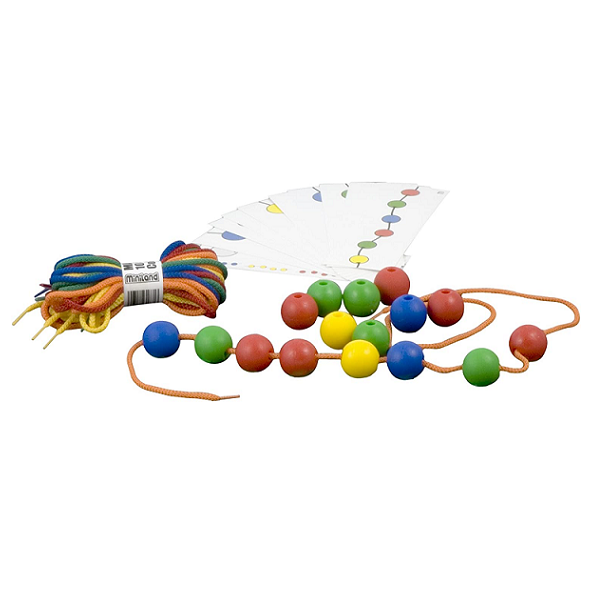Bola ensartar 20 mm bote 100 u. + 10 cordones