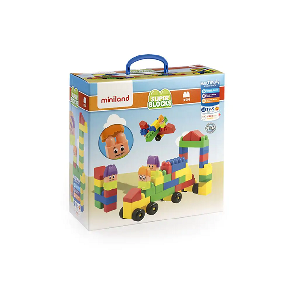 Juego construcción Super Blocks 64 p.