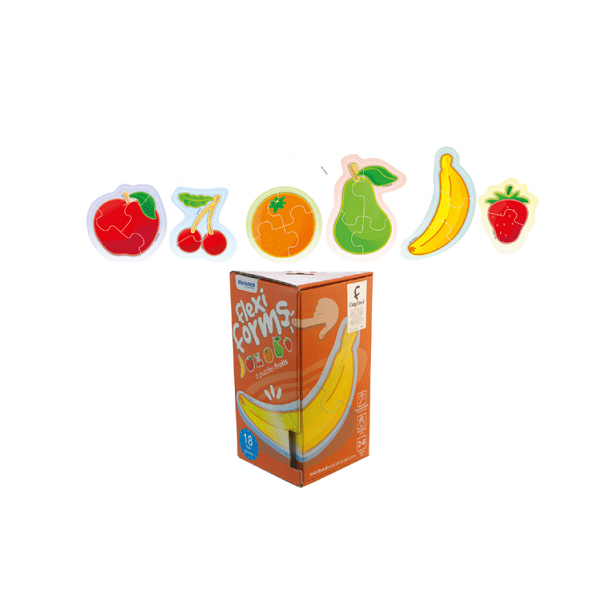 Puzzle flexi form 6 Frutas