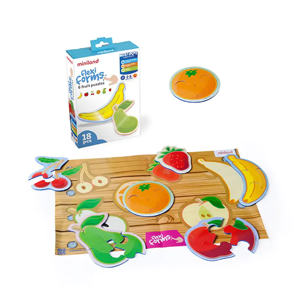 Puzzle flexi form 6 Frutas