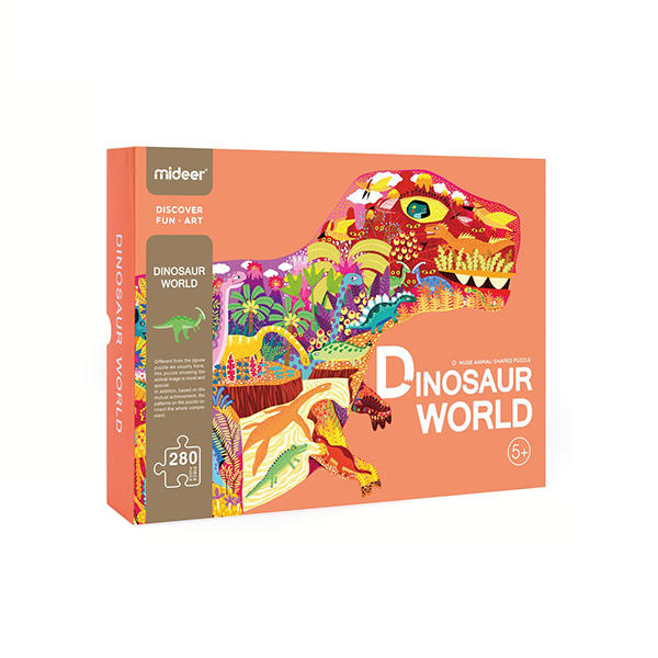 Puzzle forma animal dinosaurio grande