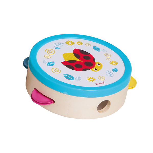 Pandereta madera Iwood