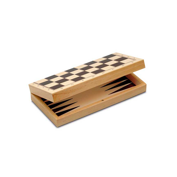 3 en 1 Ajedrez - Damas - Backgammon 29x29 cm.