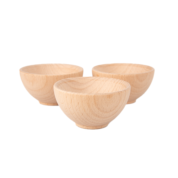 Boles heurísticos madera Ø70 mm. Set de 3