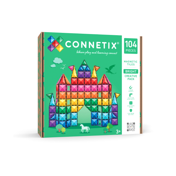 Connetix Bright. Creative pack 104 piezas