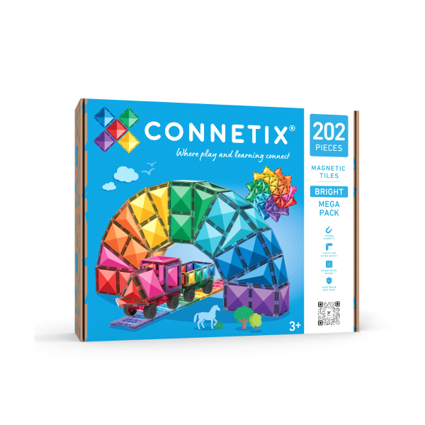Connetix Bright. Mega pack 202 piezas