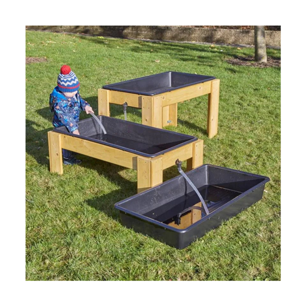 Juego soportes y bandejas agua en cascada