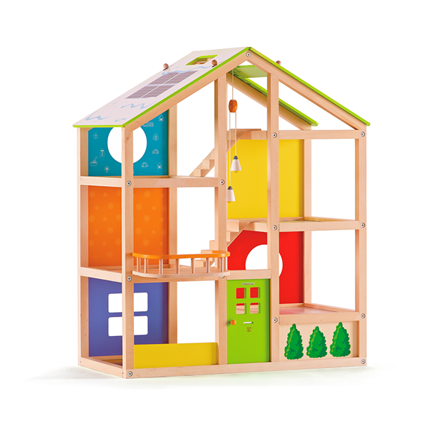 Gran casa muñecas con muebles