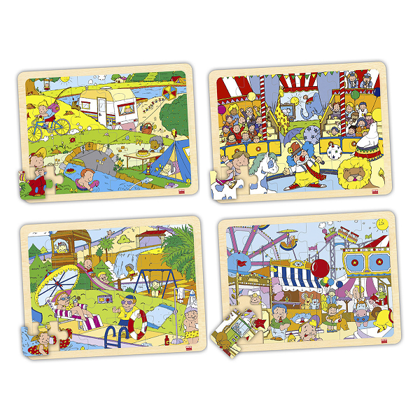 Puzzle tiempo libre. Set 4 u.