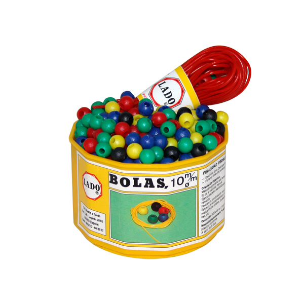 Bola ensartar Ø10 mm bote 300 u.