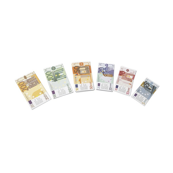 Notes set euro money pack
