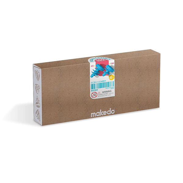 Makedo Pack tornillos 160 u.