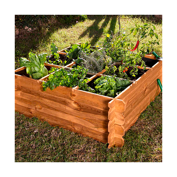Huerto cuadrado Natur Square1,2x0,40x1,2 m