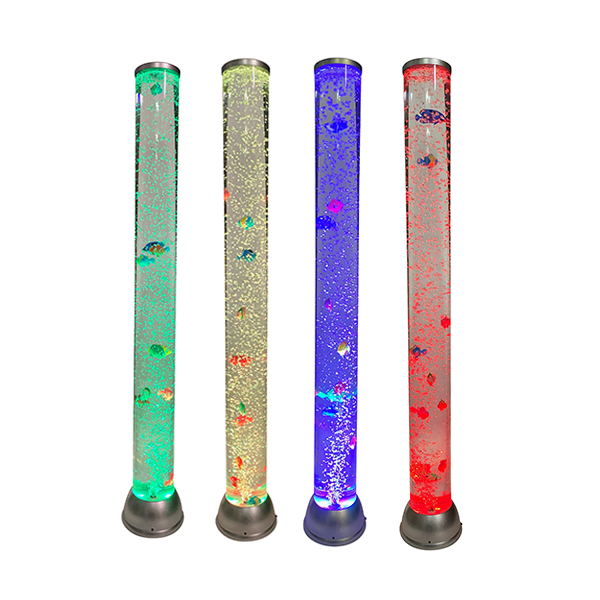 Tubo burbujas 90 cm con peces