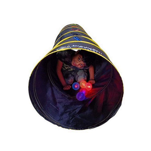 Tubo sensorial 120 cm con pelotas led