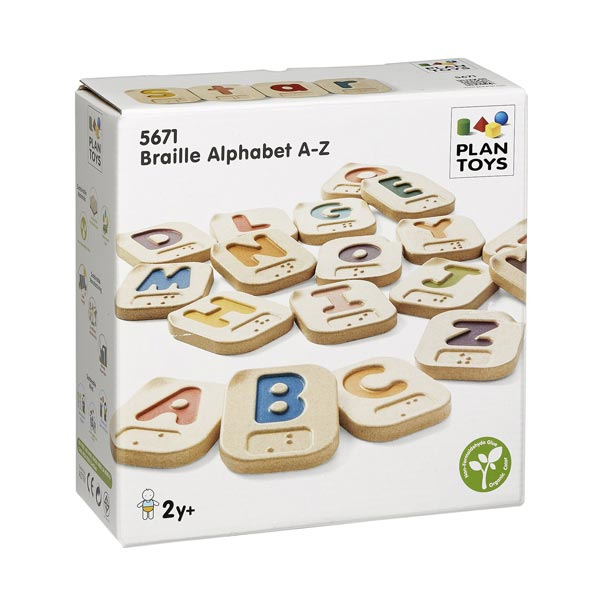 Alfabeto A-Z braille Plantoys