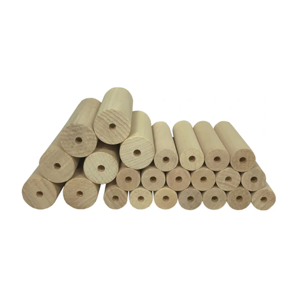 Cilindros madera PLAYmake y Unimat Basic 24 u.