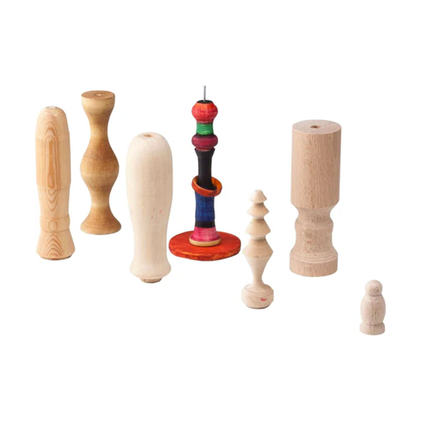 Cilindros madera PLAYmake y Unimat Basic 24 u.