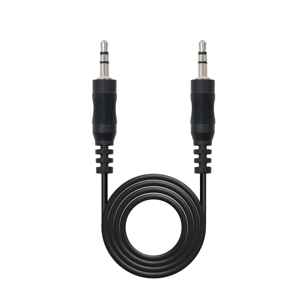 Cable minijack audio 3,5 mm.