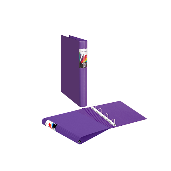 Carpeta A4 Colormax 4 anillas 25 mm. Violeta
