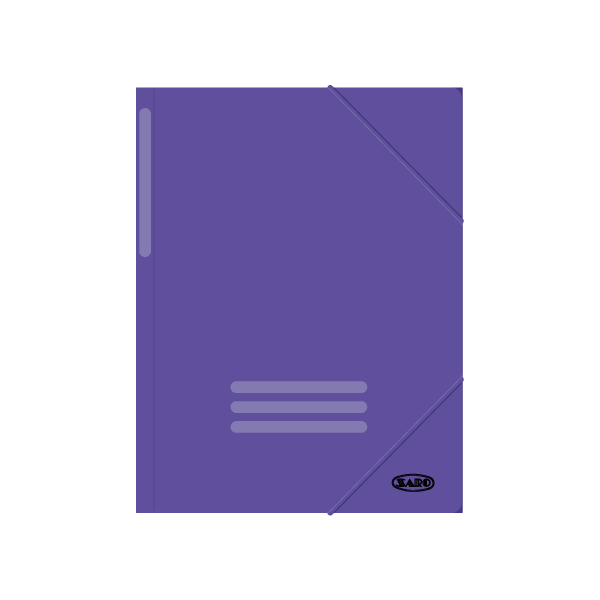 Carpeta gomas cartón Violeta