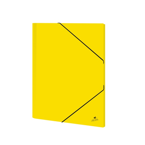 Carpeta cartón forrado plastif. mate folio Amarill