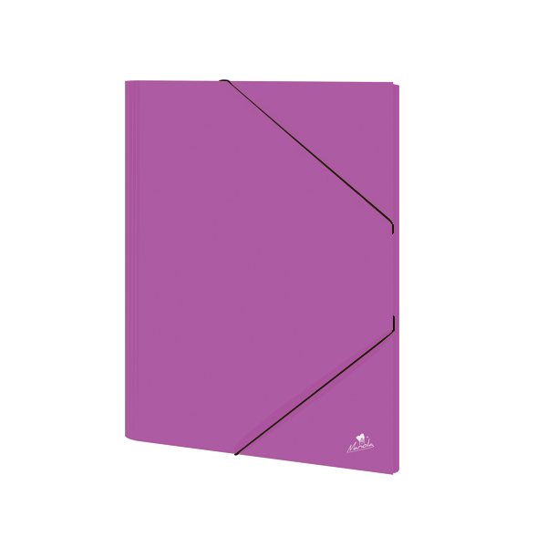 Carpeta cartón forrado plastif. mate f° Violeta