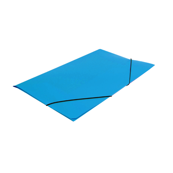 Carpeta gomas pp. Azul