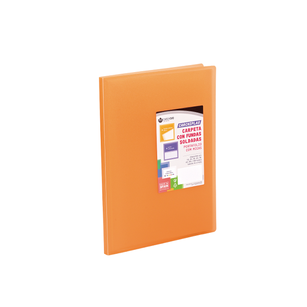 Carpeta multif. Carchidea 20 h. Naranja trasl.