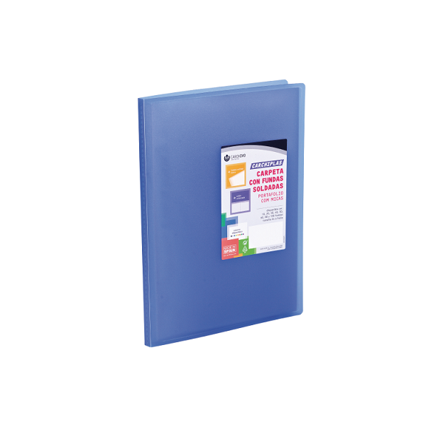 Carpeta multif. Carchidea 20 h. Azul trasl.
