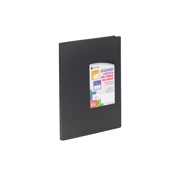 Carpeta multif. Carchidea 20 h. Negra opaca