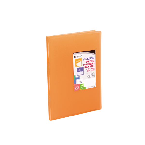 Carpeta multif. Carchidea 30 h. Naranja trasl.
