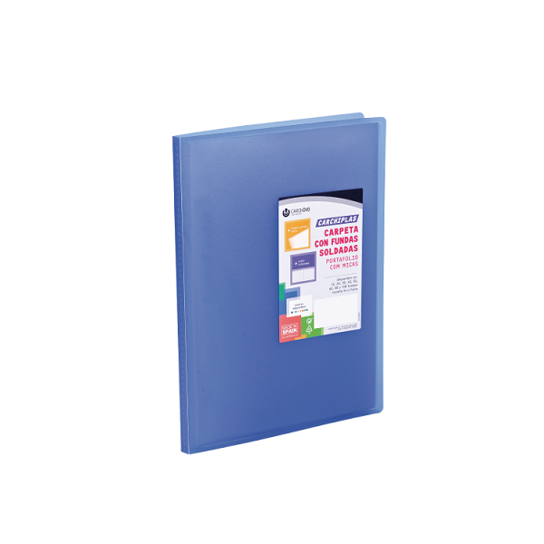 Carpeta multif. Carchidea 30 h. Azul trasl.