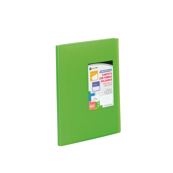 Carpeta multif. Carchidea 40 h. Verde trasl.